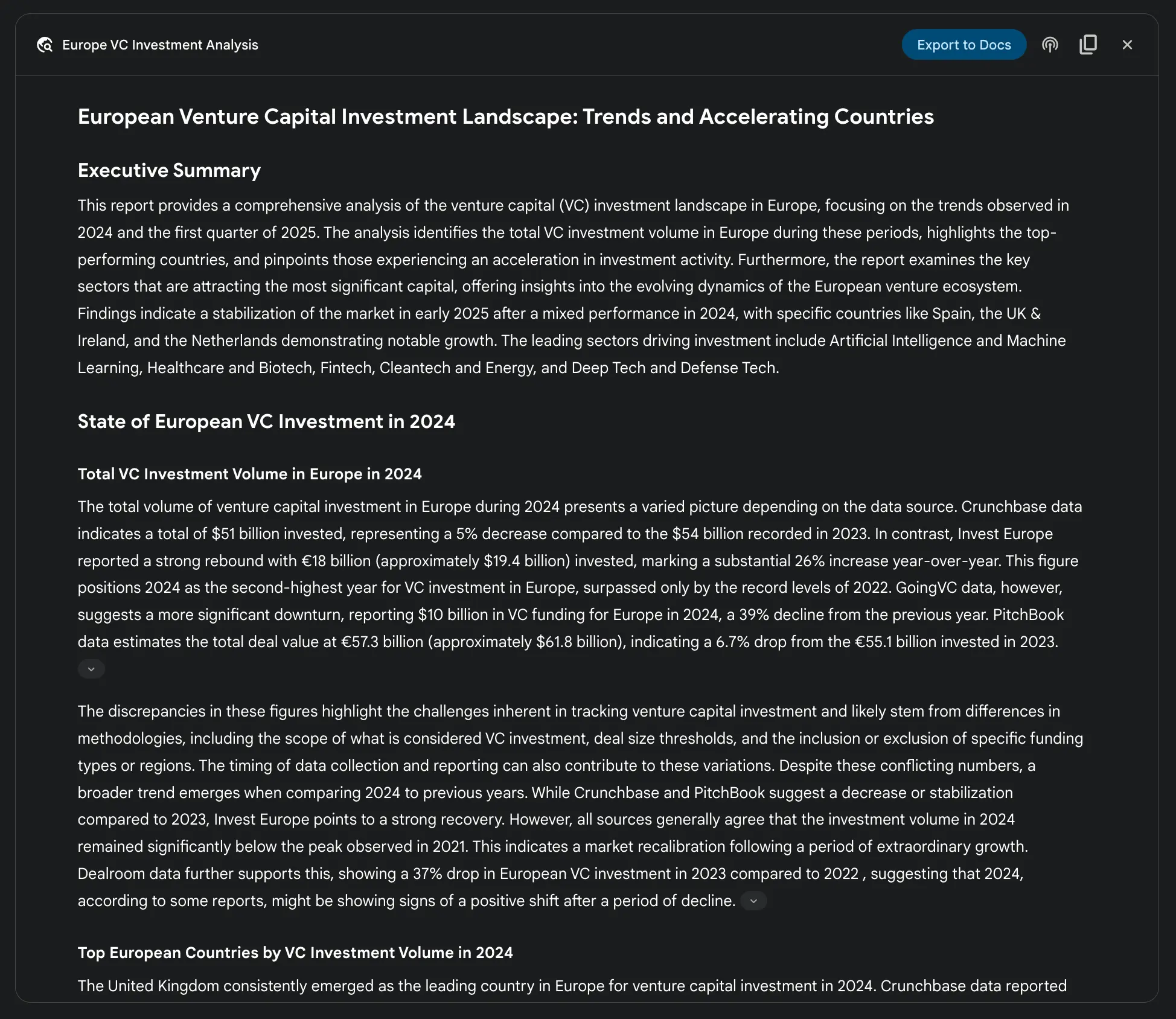 图 1：Google Deep Research 智能体生成使用 Google 搜索的执行计划。